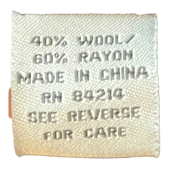 COCOA PLATINUM PLAID JACKET DOUBLE BREAST RED BLACK COAT WOOL‎ LINED SIZE MEDIUM - Picture 12 of 13